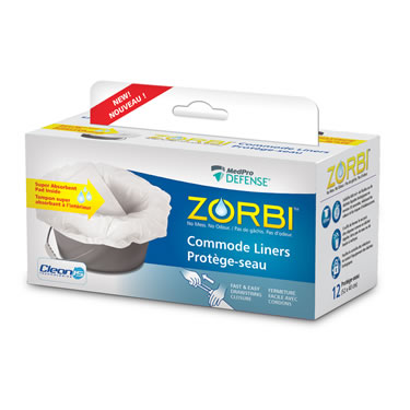 Zorbi Bedpan/Commode Liners  - Box/12