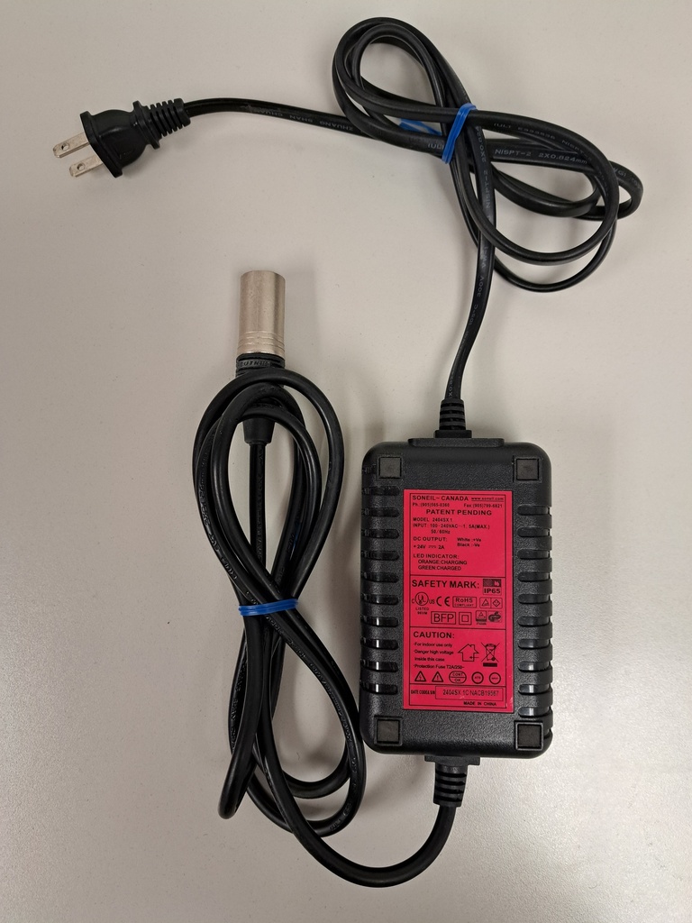 2A/24V Battery Charger For for 13Ah or 18Ah Scooter Batteries