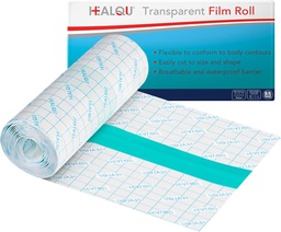 [40000013468] Waterproof Bandage - 6in x11yd Transparent Film Roll Breathable Stretch Dressing