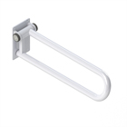 PT Rail Hinged 28&quot; Flip-up Toilet Support Rail White