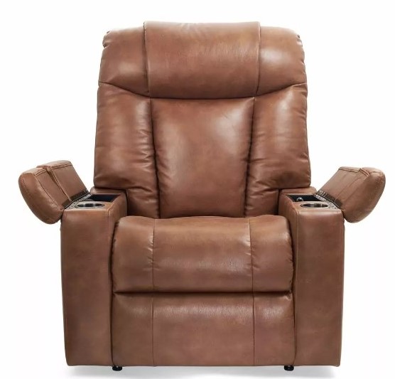 The Rhea - Lift &amp; Recline Chair - Power Lumbar - Power Headrest - Heat Wave