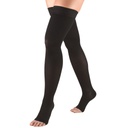 Support Stockings Thigh High Open Toe 20-30 mmHg