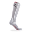UNISEX COMPRESSION SPORTS SOCKS (white and grey)