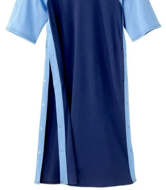 Unisex Post Surgery Recovery Nightgown