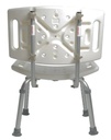 Airway Adjustable (14-21&quot;) Shower Chair w Backrest