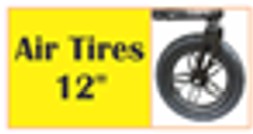 All-Terrain Rollator Walker w/12" Pneumatic Wheels