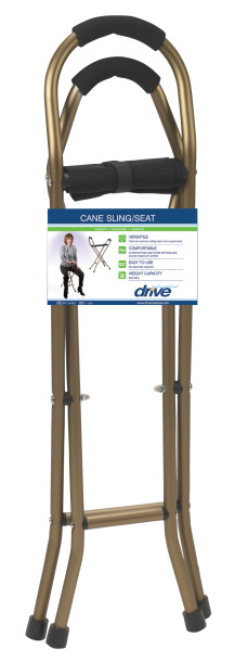 Cane Sling Seat, Folding  