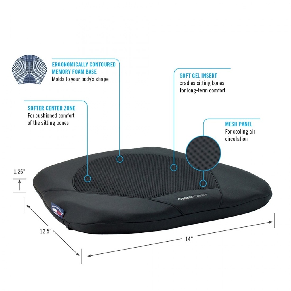 Obus Gel Seat  (black)  