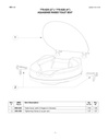 2&quot;  Raised Toilet Seat Aquasense W/ Lid for Regular Toilet