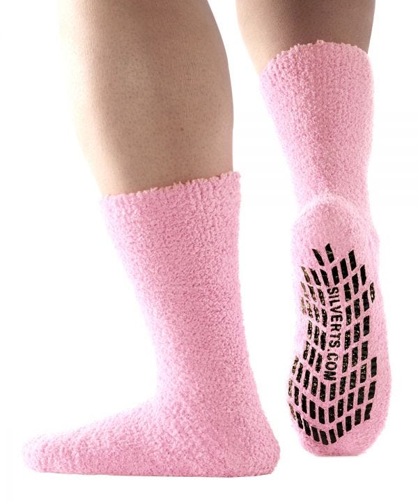 Slipper Grip Socks XL - Silverts