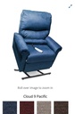 LC107 Medium Lift and Recline Chair, Footrest Extension  2