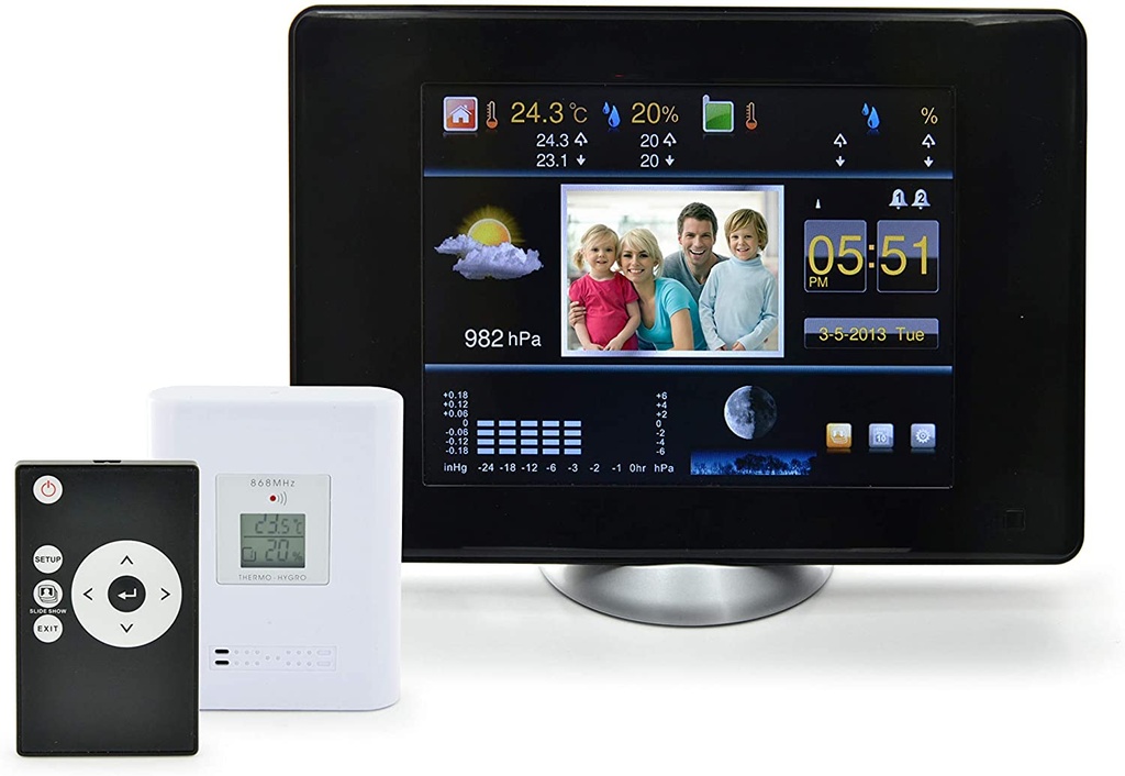 Digital Photo Frame with Weather Station 1
