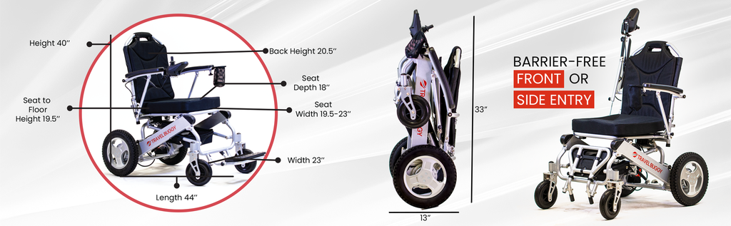 CITY 2 PLUS Travel Buggy Foldable Power Chair