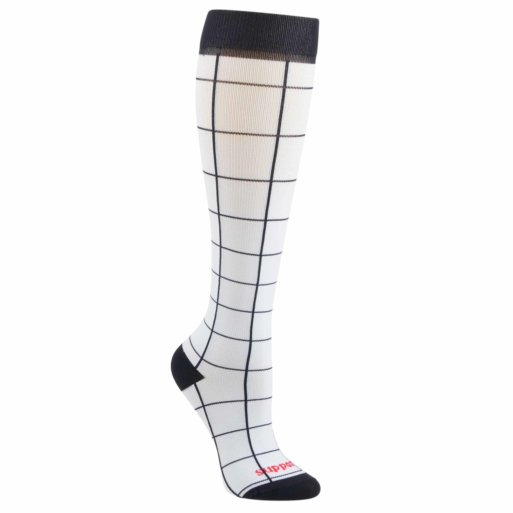 UNISEX 15-20mmHg CHECKERED COMPRESSION SOCKS