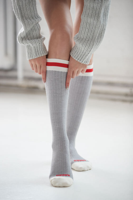 UNISEX 15-20mmHg CHECKERED COMPRESSION SOCKS