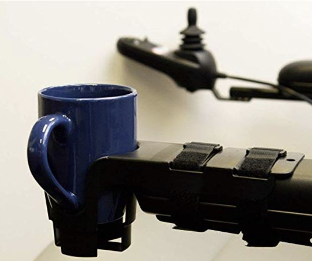 &quot;Nearly&quot; Universal OH - Wheelchair Cup Holder 