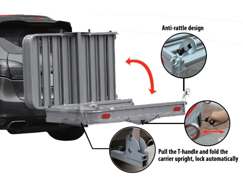 HITCH MOUNTED SCOOTER CARRIER 60&quot;x 30&quot;