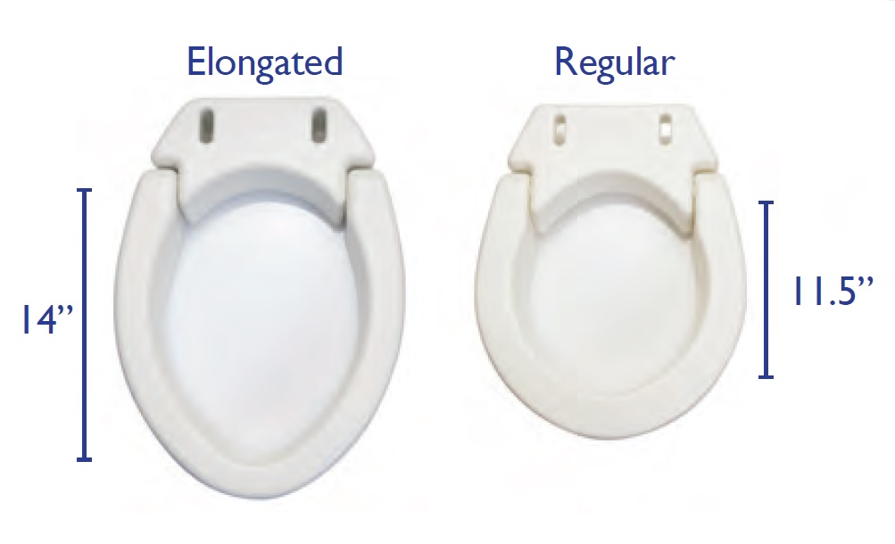 4&quot; Raised Toilet Seat Hinged for Regular Toilet Bowl