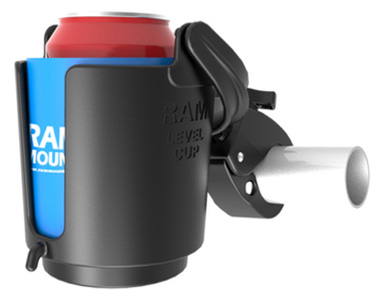 Self-Leveling Swivel Ram Mount Cupholder 