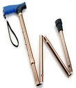 Bronze Folding Cane w/Black Handle 