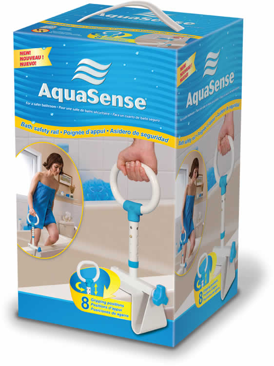 AquaSense Multi-Adjust Bathtub Safety Rail