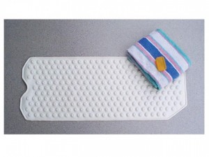 Slip Resistant Rubber Bath Mat 16"x41"