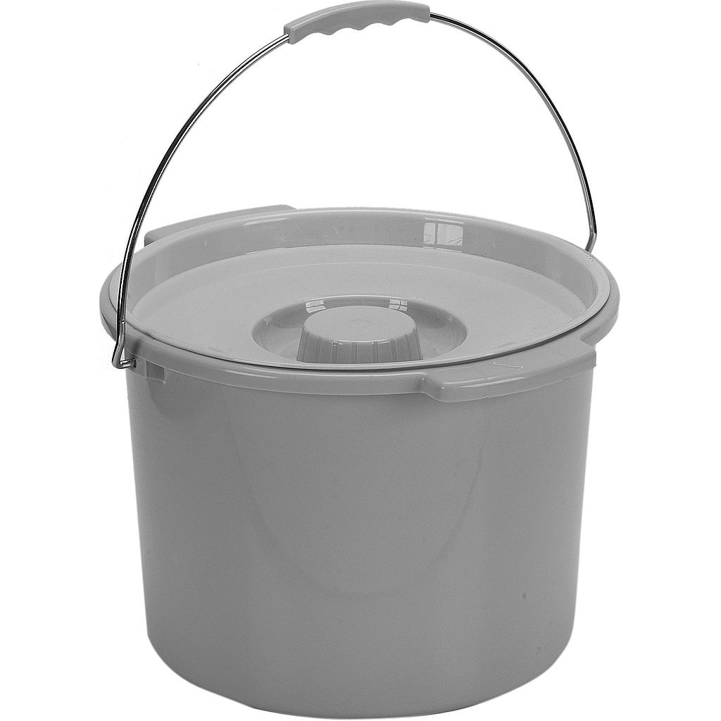 Large Commode Pail with Lid