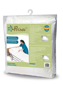Priva Deluxe Complete Bedding Set for 80"X36" Hospital Beds