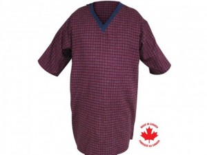 Mens Tartan Flannel Gown  