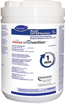 Accel Intervention Disinfection Wipes Pk/160