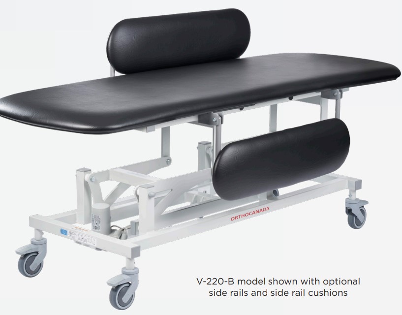 Height Adjustable Mobile 1-Section Adult Change Table 27"w x 72"L (Side Rails & Cushions Not Included, Available Separately)
