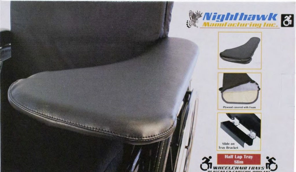 NH Padded Half Tray Slim for Wheelchair