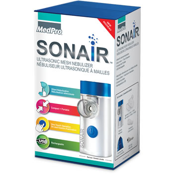 MedPro Portable Sonair Ultrasonic Mesh Nebulizer - (24 hour initial charge time)