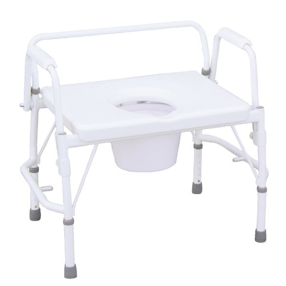 Tuffcare Drop Arm Bariatric Commode
