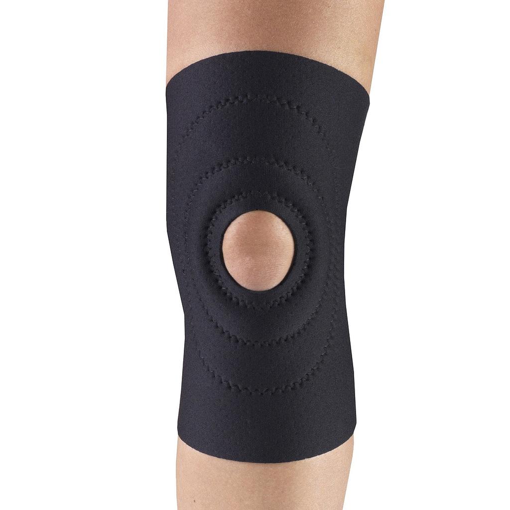 NEOPRENE KNEE SUPPORT w/Stabilizer Pad BLACK