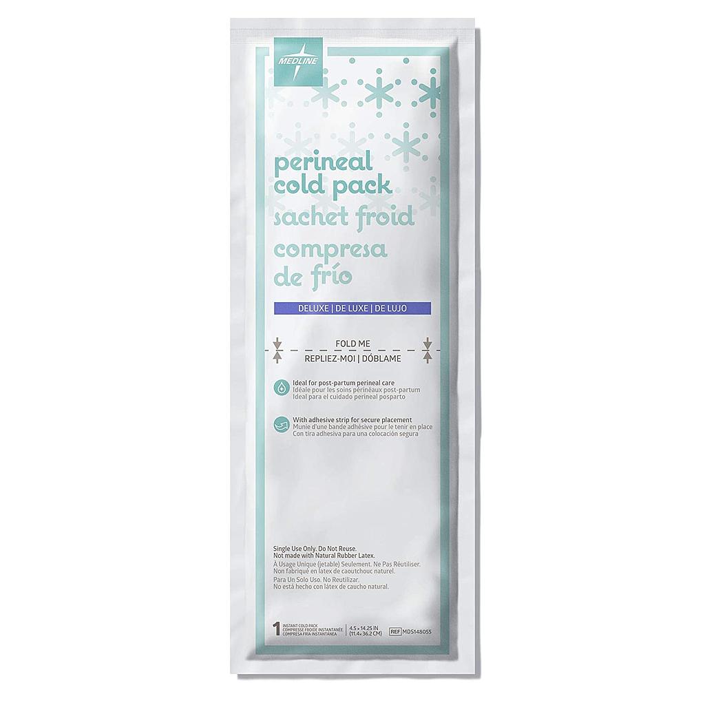 Medline Deluxe Perineal Cold Packs with Adhesive, 4.5-Inch X 14.25-Inch 