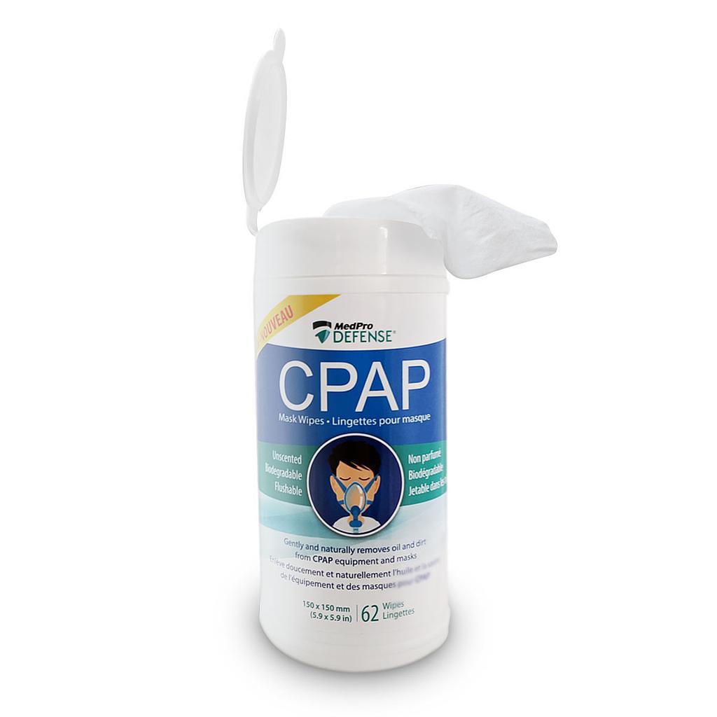 CPAP Mask Cleaning Wipes (Tub/62)