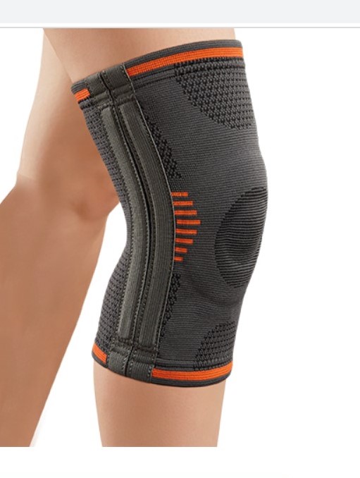 Elastic Knee Support with Lateral Stabilizers