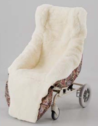 Carefoam Tilt Rollabout Chair w/Australian Lambswool Cover