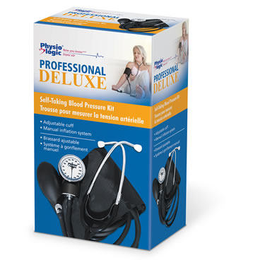 Physio Logic Professional Deluxe Self-Taking Home Blood Pressure Kit