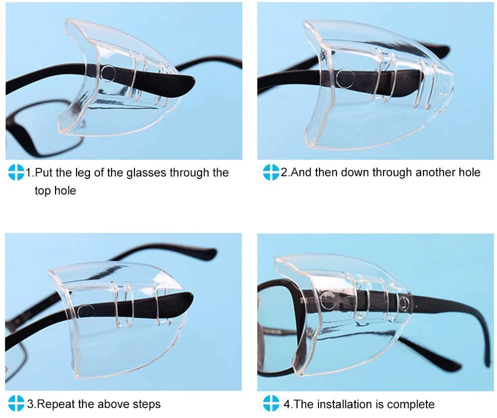 DELUXE SIDE SHIELDS for Glasses (1 pair)