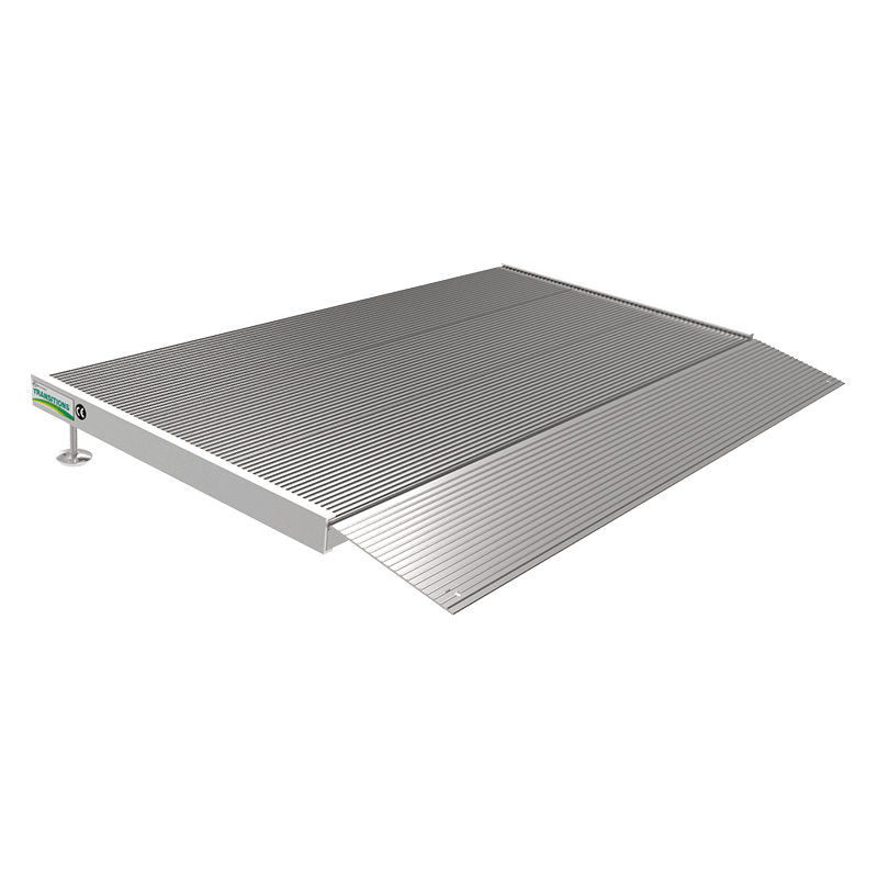 EZ-ACCESS TRANSITIONS ANGLED ENTRY/THRESHOLD RAMP (Height Adjustable Legs Allows for 2&quot; of Height Adjustment 1.362&quot; to 5.836&quot; depending on size of ramp)