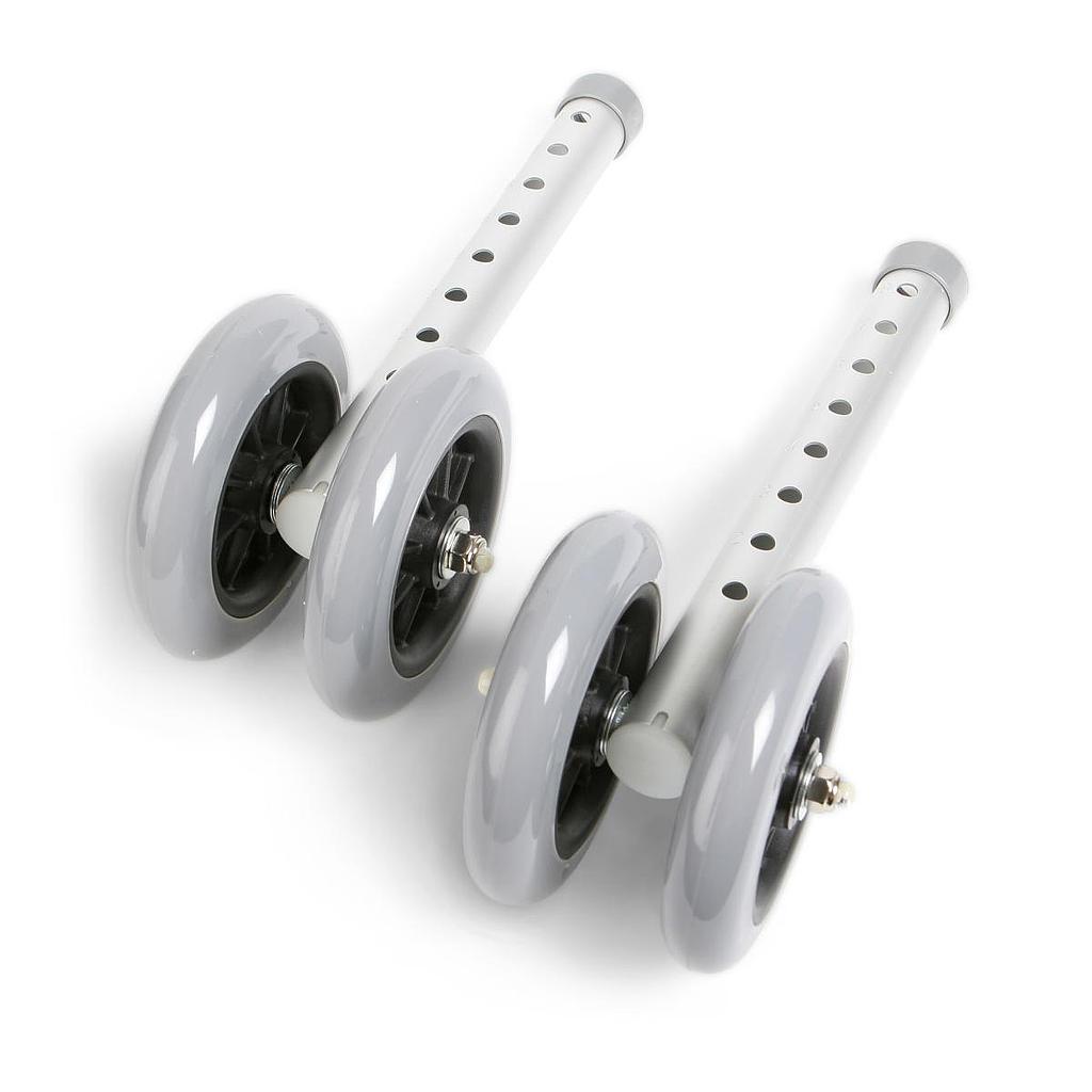 Dual Wheels, Bariatric, 5" Pair