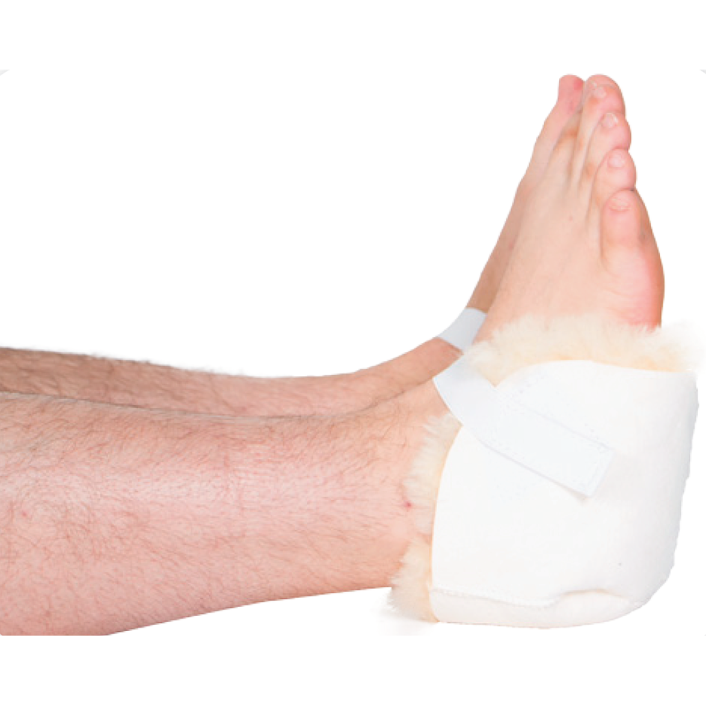 Pressure Relief Heel Protectors (Pair) Genuine Sheepskin