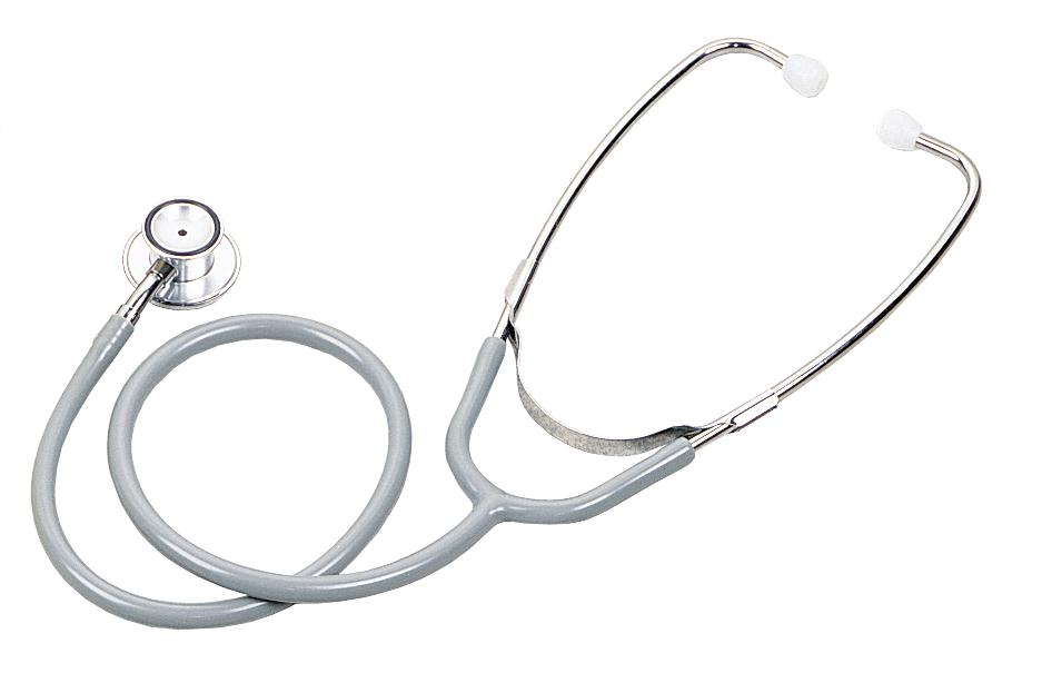 PEDIATRIC STETHOSCOPE DUAL-HEAD,GRAY 22&quot;