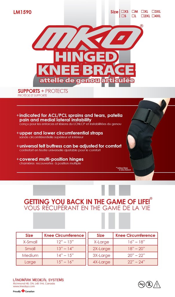 MKO HINGED KNEE BRACE