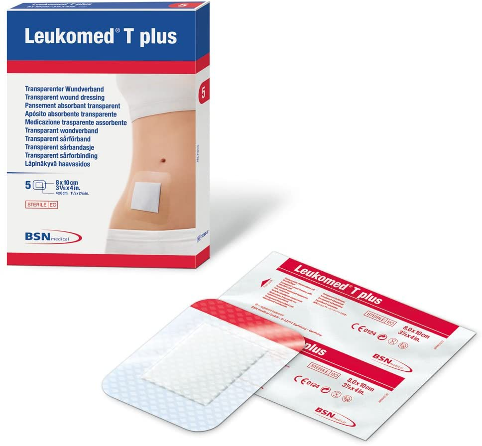 T Plus Sterile Waterproof Breathable Adhesive Dressings (Box/5)
