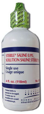 Integra Sterile Saline Solution 4oz. w/Twist Top Cap