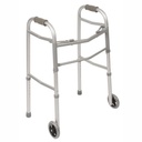 Child Folding Walker, with 2 Wheels & 2 Skis