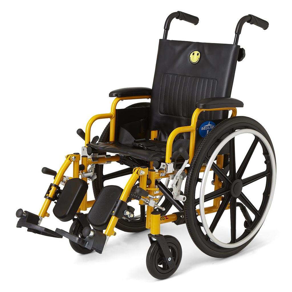 Medline Kidz Pediatric Wheelchair (with elevating legrests)